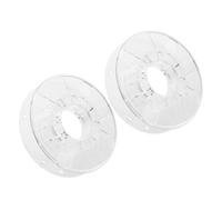 ELAYARD Lot de 2 Bobines Vides en Plastique Transparent 025 Kg pour Filament D’Impression 3D Bobine Réutilisable Anti-Enchevêtrement Support Compatible pour Projets Maison Bureau et