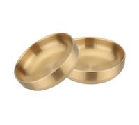 ELAYARD Lot de 2 Bols à Sauce en Acier Inoxydable Double Paroi Doré 9 CM, pour Usage Domestique et Restauration, pour Sauces et Épices