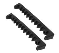 ELAYARD Lot De 2 Fauteuils Multifonctionnels Inclinables Fauteuil De Salon Ordinateur De Beauté Abs Noir