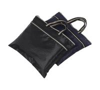 ELAYARD Lot de 2 Pochettes Zippées Multifonctionnelles en Tissu Oxford Imperméable, Mallettes Porte-Documents et Ordinateur Portable avec Poignée, Format Compact pour Bureau, Réunions