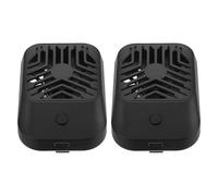 ELAYARD Lot de 2 Ventilateurs de Refroidissement pour Téléphone Portable Noir Dispositif de Refroidissement par Radiateur Léger et Silencieux Compatible Gaming et Voyage Refroidisseur