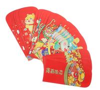 ELAYARD Lot De 24 Enveloppes Rouges Pour Invités Sac D'Argent Rouge Pour Festival Du Nouvel An 2024 Pour Pochette D'Argent Joli Sac D'Argent