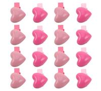 ELAYARD Lot de 24 Pinces à Cheveux de Cœur, Petites Barrettes Légères Rose et Rose Pastel, Accessoires Coiffure pour Filles, Maintien Sûr pour Franges et Mèches Rebelles, Saint-valentin