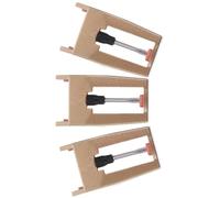 ELAYARD Lot de 3 Aiguilles de Remplacement pour Platine Vinyle Tige en Aluminium Couleur Dorée Pièces Détachées Compatibles Disques Vinyle Vintage Stylets pour Lecture Claire et