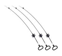 ELAYARD Lot de 3 Câbles de Remplacement 98 Cm avec Anneau Poignée de Déverrouillage de Fauteuil Inclinable, Mécanisme à Ressort Robuste Compatible Canapés et Fauteuils Inclinables - Pièce