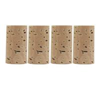 ELAYARD Lot de 4 Bouchons de Liège Naturels pour Flûte, Petits Bouchons de Remplacement pour Embouchure, Accessoires de Réparation pour Instruments à Vent, Fournitures Flûte, Pièces