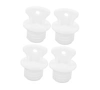 ELAYARD Lot de 4 Bouchons en Caoutchouc Étanches pour Bouillottes Taille Moyenne 20 MM Accessoires de Remplacement pour Sachets d'Eau Chaude pour Maison Bureau et Voyage