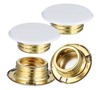 ELAYARD Lot De 4 Couvercles De Buse De Tuyau D'Incendie Couvercles De Gicleurs D'Incendie Plaques De Couverture pour Têtes De Gicleurs D'Incendie Couvercle De Bride De