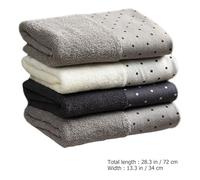 ELAYARD Lot de 4 Serviettes de Toilette en Pur Coton 30X30 CM Couleur Aléatoire Serviette Faciale Douce et Absorbante pour Usage Ménager Bain Spa et Soins du Visage Couleur Aléatoire