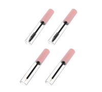 ELAYARD Lot de 4 Tubes de Mascara Vides 10 Ml avec Bouchons Roses Flacons d'Eyeliner et Embouts Ombre à Paupières Réutilisables pour Maquillage pour Création et Couleur Aléatoire