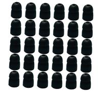 ELAYARD Lot De 50 Bouchons D’écouteurs Invisibles Petits En Silicone Noir, Housse Pour Écouteurs Sans Fil 9-11 Mm, Accessoire Confortable Et Stable Pour Sport, Appels Et Écoute Quotidienne