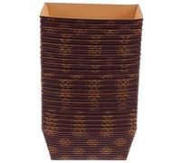 ELAYARD Lot de 50 Caissettes à Pâtisserie Rectangulaires en Papier Ondulé Petites Caissettes à Cupcakes Multifonctions Jetables Adaptées pour Muffins et Gâteaux Accessoires de Cuisson