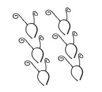 ELAYARD Lot de 6 Bandeaux à Tentacules de Fourmi en Tissu Noir, Accessoires pour Cheveux Cosplay et Fête, Serrage-tête Léger et Confortable pour Soirée Déguisée