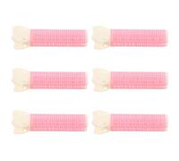 ELAYARD Lot de 6 Pinces à Cheveux Volumisantes Auto-Agrippantes pour Racines Bigoudis Volumisants Roses Clips Rehaussants pour Coiffage Aérien et Boucles Accessoires Coiffure