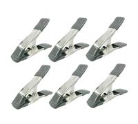 ELAYARD Lot de 6 Pinces à Ressort Robustes pour Mousseline 10 CM Maintien Puissant Jusqu'à 3 CM Clips pour Fond de Photographie Usage Studio et Atelier