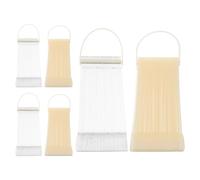 ELAYARD Lot de 6 sets de Palettes Éventail pour Présentation Vernis à Ongles Plastique Transparent Solide 32 Couleurs Naturelles par Set Accessoires Manucure Professionnels pour