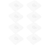 ELAYARD Lot de 8 Crochets Adhésifs pour Tableaux de Têtard sans Perçage Supports Muraux pour Accrocher Photos et Cadres Adaptés pour Maison et Bureau