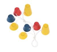 ELAYARD Lot de 8 Tees de Tapis de Golf en Caoutchouc avec Support Stable et Design Précis pour Practice et Driving Range