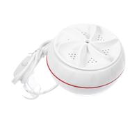 ELAYARD Machine à Laver Portable USB Mini Laveuse Turbine Abs pour Sous-vêtements et Chaussettes, Compacte Légère pour Voyage et Appartement, Lave-linge Rechargeable Interrupteur, 10w,