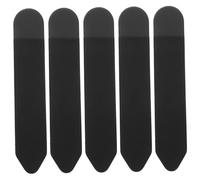 ELAYARD Manchon Adhésif Anti-Glisse pour Stylet, Lot de 5, Porte-Stylo Fin en Élasthanne Noir, Accessoire Compact pour Tablette Tactile et Usage Mobile