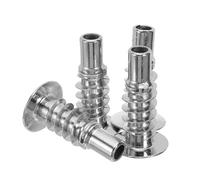 ELAYARD Manchon de Charnière en Alliage pour Canapé Lot de 4 Pièces Douille de Renfort pour Appui-tête Accessoire de Quincaillerie Meuble pour Réparation Charnières Lit et Stabilité