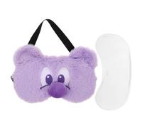 ELAYARD Masque de Sommeil pour Garçon Fille Doux et Pelucheux Cache-yeux Cartoon Anti-lumière Bandeau Confortable et Ajustable pour Filles et Garçons pour Voyages et Siestes