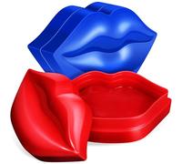 ELAYARD Masques Hydratants pour Lèvres 2 Boîtes Ingrédients Sûrs et Faciles à Transporter, Forme Lèvres, pour Soin à Domicile ou Anniversaire
