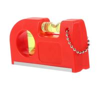 ELAYARD Niveau à Bulle Suspendu Léger et Portable Outil de Nivellement pour Travaux de Maçonnerie Terrasse Clôture et Base Abri Rouge Kit B