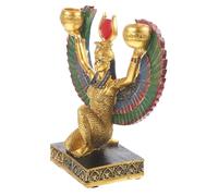 ELAYARD Ornement Égyptienne Résine Décorative Figurine Déesse Antique Sculpture Féminine Artisanale Statue Souvenir pour Décoration Intérieure