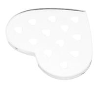 ELAYARD Outil de Greffe de Cils en Verre Cœur Coloré pour Salon et Usage à Domicile Fonction de Mesure de Longueur et Retardateur de Séchage, Palette Professionnelle pour Extensions