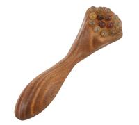 ELAYARD Outil De Massage Pour Le Contour Des Yeux Stylo Masseur Pour Les Yeux Baguette De Massage Facial En Bois Pour Le Visage Bâtonnet De Crème Pour Le Visage