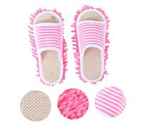 ELAYARD Pantoufles Vadrouille Antidérapantes pour Hommes et Femmes Chaussons Maison Confortables et Absorbants pour Intérieur et Nettoyage Du Sol Semelle Souple et Respirante Petite Style