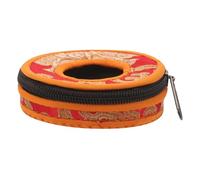 ELAYARD Paquet à Clochettes de Cymbales à Doigts Pochette Zippée Artisanale Brodée Taille Moyenne 85 CM Paquet de Rangement Portable pour Percussion à Main Étui Pratique pour