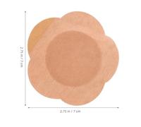 ELAYARD Patchs Adhésifs à L’Huile de 40 Pièces - 7X7 CM Blanc et Beige de Fleur - Anti-Fuites pour Nombril Ventre Genoux et Pieds - Soin Corporel Portable et Doux Peau