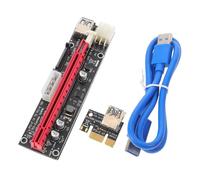 ELAYARD Pci-e Riser Card to USB Extension Cable with Power Supply and LED Indicator for Stable GPU Mining Performance Compatible with Pcie Devices