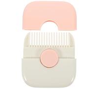 ELAYARD Peigne à Cheveux Portable en Acier Inoxydable Manche Ergonomique, Outil de Coupe pour Frange et Coiffure, Compatible Cheveux Secs et Mouillés, Usage Salon et Maison