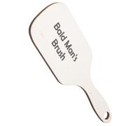ELAYARD Peigne Bois Large à Dents Larges pour Coiffage Doux Massage Accessoire Clown et Costume Homme Chauve