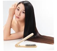 ELAYARD Peigne Bois Naturel Compact Brosse Chauffante et Douce pour Coiffage et Soin