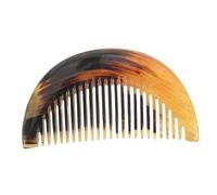 ELAYARD Peigne de Massage Corne Naturelle Peigne Portable Anti-statique pour Chevelu Massage Manuel Doux Compact pour Coiffure et Soin Capillaire