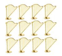 ELAYARD Pendentifs Harpe Accessoires Instrument Musique 20pcs en Plastique et Résine Décoration Créative Ornement Paquet et Porte-clés pour Fabrication de Bijoux Diy