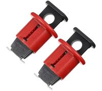 ELAYARD Petit Verrouillage de Disjoncteur Miniature 2 Pièces, Boucle de Sécurité Électrique Compacte et Légère, Accessoire sans Outil pour Circuits Industriels et Domestiques