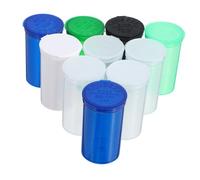 ELAYARD Pilulier Transparent 10 Petits Récipients Plastique Résistants Couvercle à Clapet Pour Voyage Camping Et Activités De Plein Air