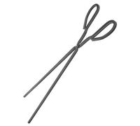 ELAYARD Pince à Feu Robuste pour Barbecue et Cheminée Pince à Bûches Épaissie pour Manipulation de Charbon et Collecte de Déchets Outil Polyvalent Résistant et Pratique