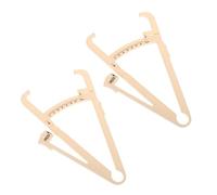 ELAYARD Pince à Plis Cutanés Mesure De Graisse Corporelle 2 Pièces Beige Règle Cm Portable Pour Analyse Précise Plis Cutanés Mesures Abdominales Bras Hanches Jambes Santé Hommes Femmes