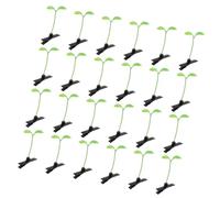 ELAYARD Pinces à Cheveux Accessoires Pratiques et Amusants en Plastique Vertes 60 de Pousses de Haricot pour Créer Votre Coiffure, pour Partager Entre Amis