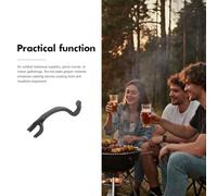 ELAYARD Pinces Métalliques Robustes pour Barbecue et Teppanyaki Pince Anti-Brûlure en Métal 14 X 4 X 38 CM Accessoires la Cuisine pour Grillades Camping et Cuisson sur Plaque