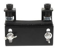 ELAYARD Plateforme Élévatrice pour Grosse Caisse en Métal Noir Rehausseur de Batterie Compact Pièces de Levage de Batterie Résistantes Accessoire Réglable Support Stable pour Percussion