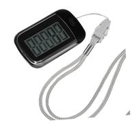 ELAYARD Podomètre Clip Portable Léger Précis pour Marche Course Activité Extérieure Compteur Simple à Affichage Clair pour Adultes Femmes Hommes