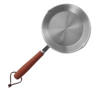 ELAYARD Poêle Inox Mini Multifonction Antiadhésive sans Revêtement Poêle Plate pour Œufs et Pancakes et Uniforme Adaptée Cuisine Familiale et Professionnelle