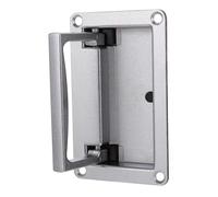 ELAYARD Poignée Encastrée Pliante pour Boîte à Outils et Meubles Poignée de Ergonomique Argenté pour Placards et Armoires Électrique Résistante Corrosion et Facile à Installer